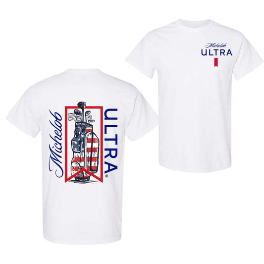 Michelob Ultra Golf Bag 4th Of July Shirt, All- gender Wardrobe Staples For Men And Women, Multiple Size Offerings, Trendy And Timeless Styles, Contemporary And Trendy Fits, Colorful Options
