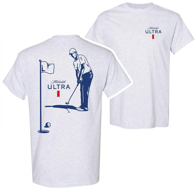 Michelob Ultra Golf Graphic front Gunpla brand back T-Shirt Hoodie, Sweatshirt | DripVista.com