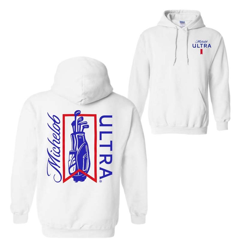 Michelob Ultra Golfing 2 Sided T-Shirt Sweatshirt Hoodie, For Men And Women | DripVista.com