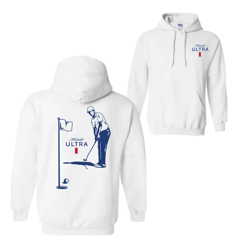Michelob Ultra Golfing Hoodie Sweatshirt T-Shirt, Unisex Shirt, For Men, For Women | DripVista.com