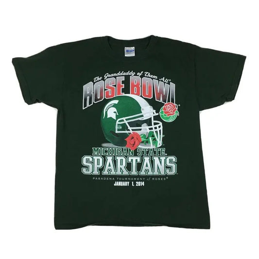 Michigan State University Spartans Football 2014 Rose Bowl T-Shirt, Sport Tees, Street Style, Unisex Tshirtstyle{n002}2