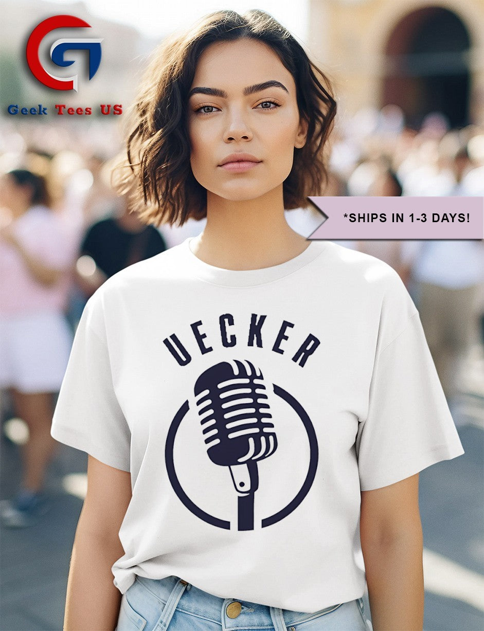 Microphone Bob Uecker shirt