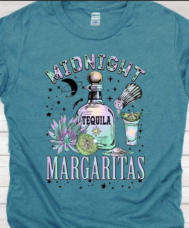 Midnight Margaritas Solid Color Tee Hoodie, Sweatshirt | DripVista.com