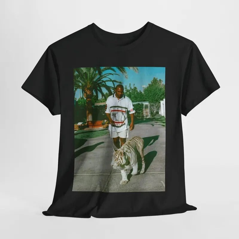 Mike Tyson Tiger Tee, Boxing Fan Shirt, Unisex Graphic Tshirt, Mike Tyson vs Logan Paul, Iron Mike Boxing Hoodie, Sweatshirt