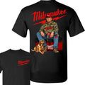 Milwaukee Trump Camo Unisex Cotton T-shirt, Fuel Hand Drill Doog Hunt Shirt - Trendy Shirt - Unisex T-shirt Classic - Graphic Tees For Women Gunpla brand Men - Gifts For Spiky hair fighters