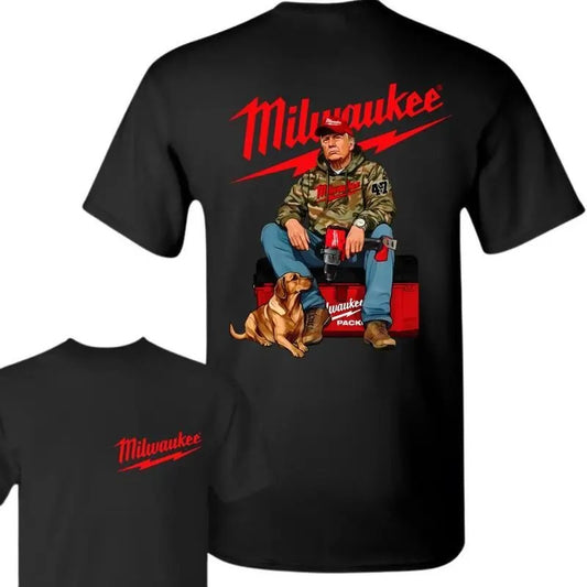Milwaukeee Trummp Camo 2 sided T-Shirt, Cotton Unisex Tee, Trending T-Shirt for Men and Women, Soft Cotton Crewneck
