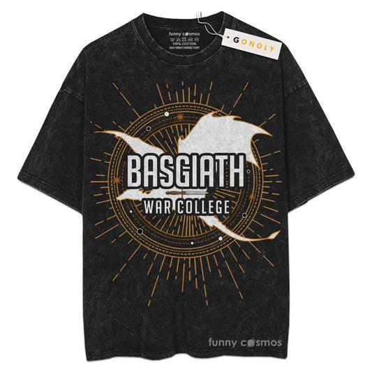 [ Mineral Wash ] Fourth Wing Rebecca Yarros Bookish Shirt For Fans Lover Book, Bookish, Graphic Washed Style Shirt