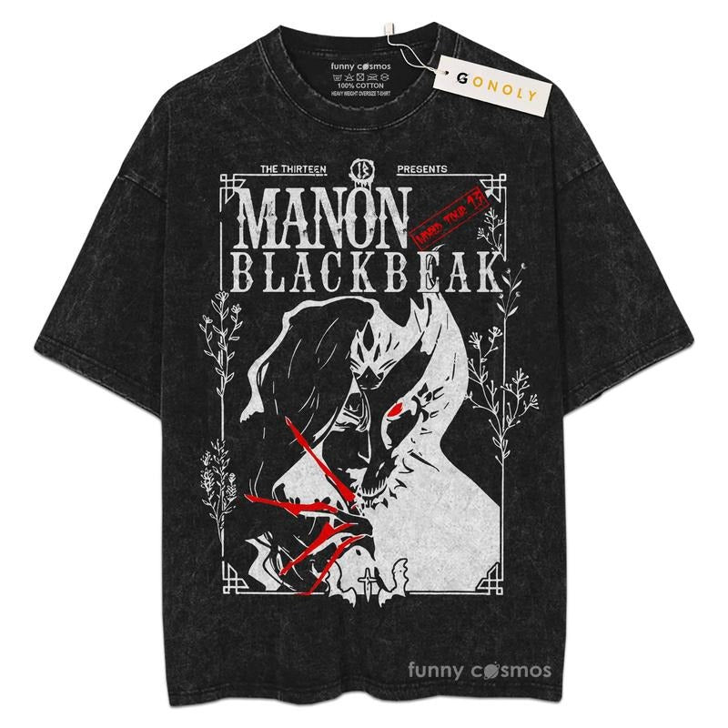 [ Mineral Wash ] Manon Blackbeak Trendy Shirt, Throne Of Glass For Fans Lover Book, Bookish, Graphic Washed Style Shirt