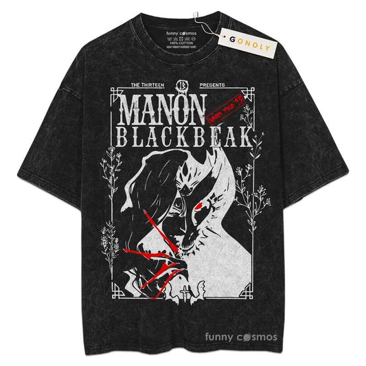 [ Mineral Wash ] Manon Blackbeak Trendy Shirt, Throne Of Glass For Fans Lover Book, Bookish, Graphic Washed Style Shirt