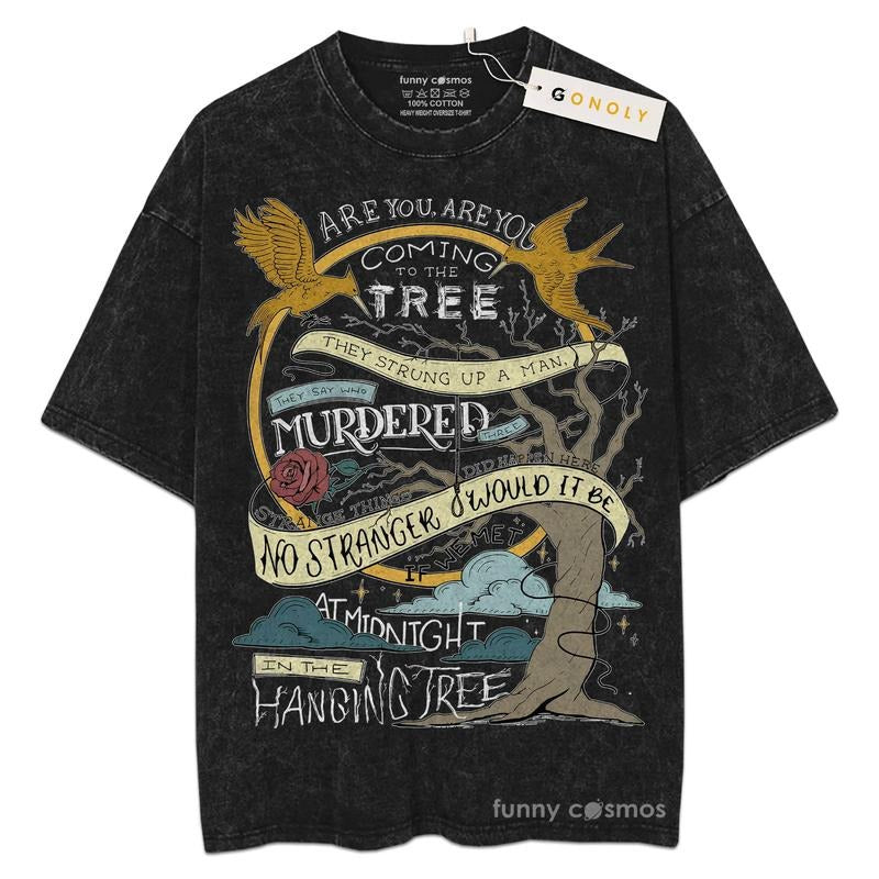 [ Mineral Wash ] The Hunger Games Hanging Tree For Fans Lover Book, Bookish, Graphic Washed Style Shirt