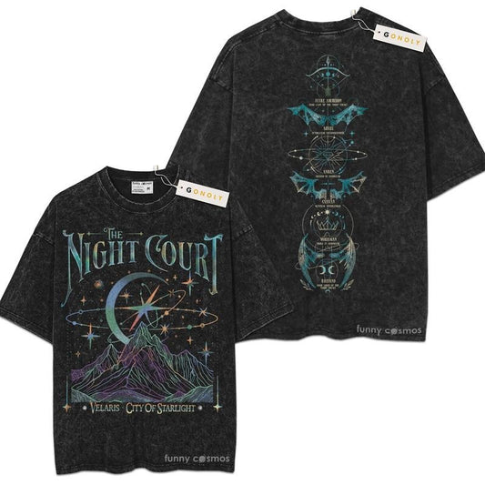 [ Mineral Wash ] Velaris The Night Court Acotar For Fans Lover Book, Bookish, Graphic Washed Style Shirt
