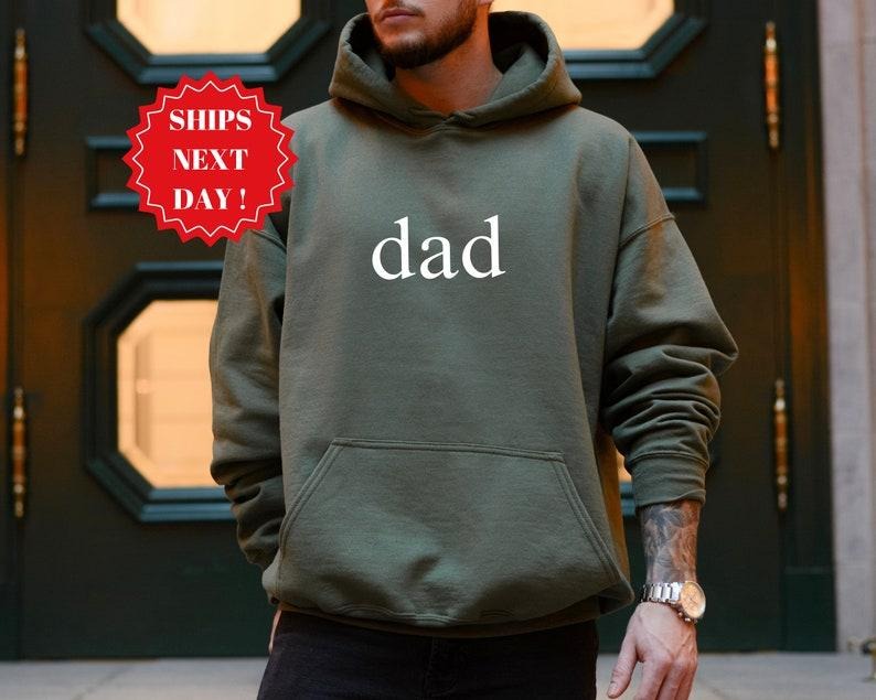 Minimal Dad Gemma Crewneck Sweatshirt, New Dad Hoodie, T-shirt and sweater | DripVista.com