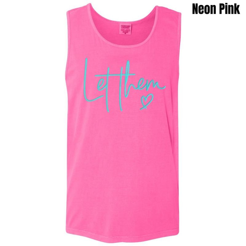 Mint Let Them PUFF Comfort Colors Tank Top T-Shirts, Hoodie, Sweatshirt | DripVista.com