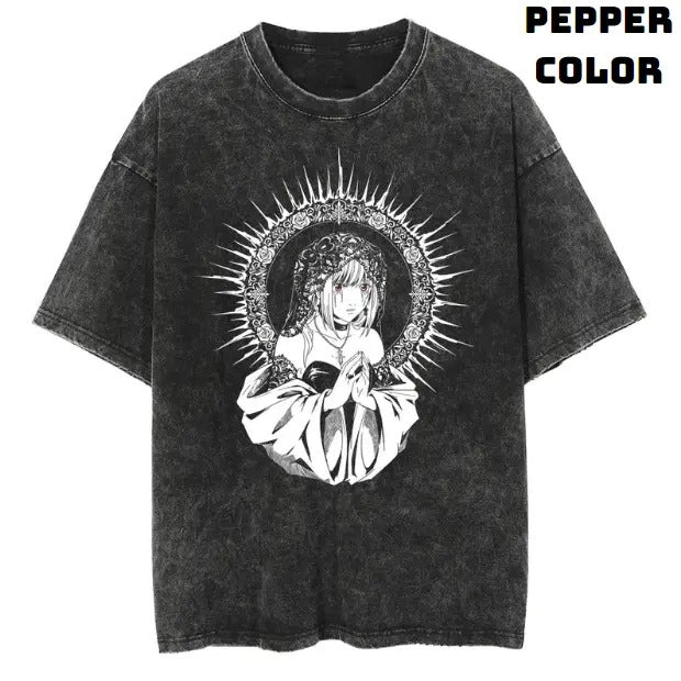 Misa Kira'WB shield Angel Vintage Graphic Tees, Misa Tshirt, Death Note Shirt, Anime Clothing, Unisex Manga Anime...