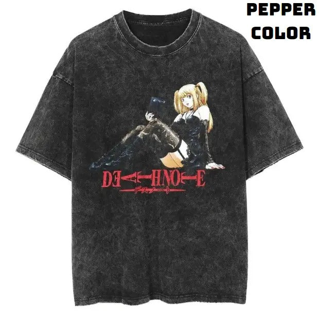 Misa Kira'WB shield Angel Vintage Graphic Tees, Misa Tshirt, Death Note Shirt, Anime Clothing, Unisex Manga Anime...