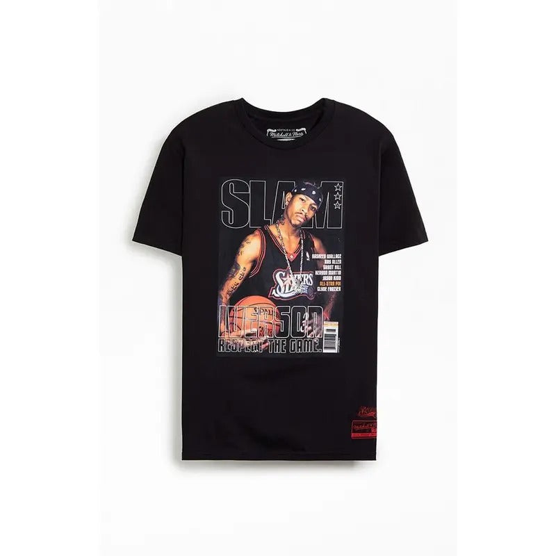 Mitchell & Ness Men's Allen Iverson Slam Mag T-Shirt - Multicolor Hoodie, Sweatshirt | DripVista.com
