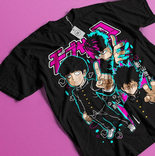 Mob Psycho 100 Manga Strip Anime Manga Gift Unisex shirt T-Shirt S-4XL Tshirt S-4XL