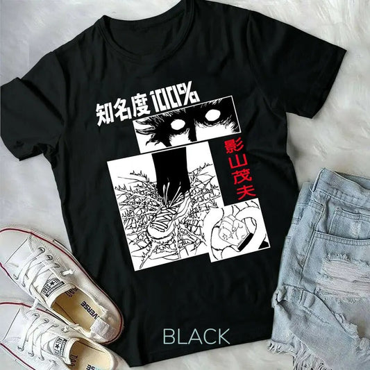 Mob Psycho 100 Shigeo Kageyaman Anime,Japanese new Unisex T-Shirt S-4XL