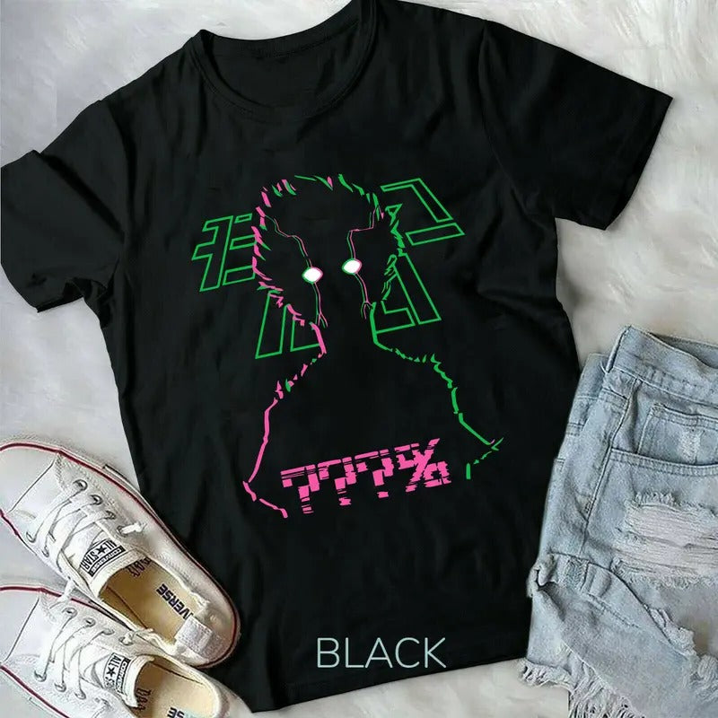 Mob Psycho 100 Shirt new top Shigeo Kageyama Angry Rage Anime Manga new shirt