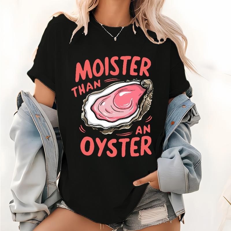 Moister Than Jumpman Oyster Shucking Funny Shellfish Shucker T-Shirt Hoodie, Sweatshirt | DripVista.com