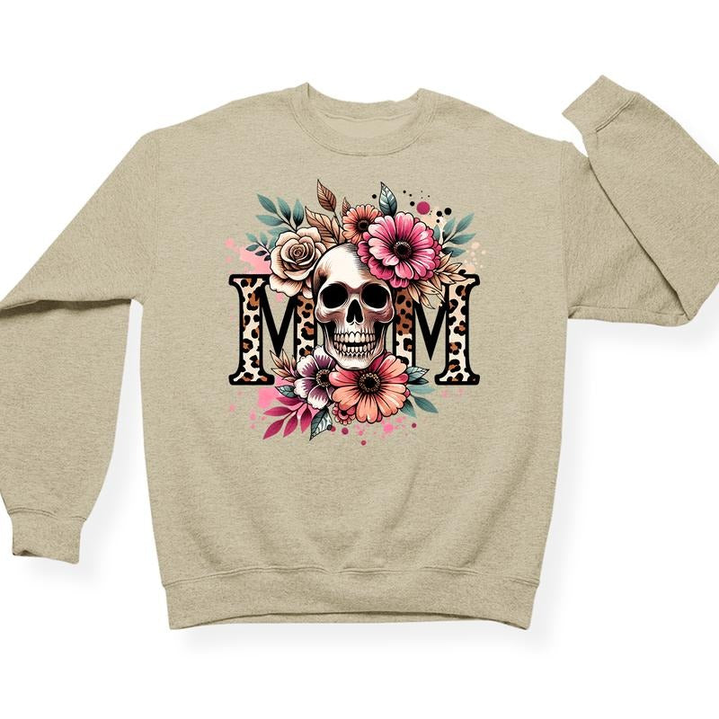 Mom Skeleton Crewneck T-Shirts, Hoodie, Sweatshirt | DripVista.com