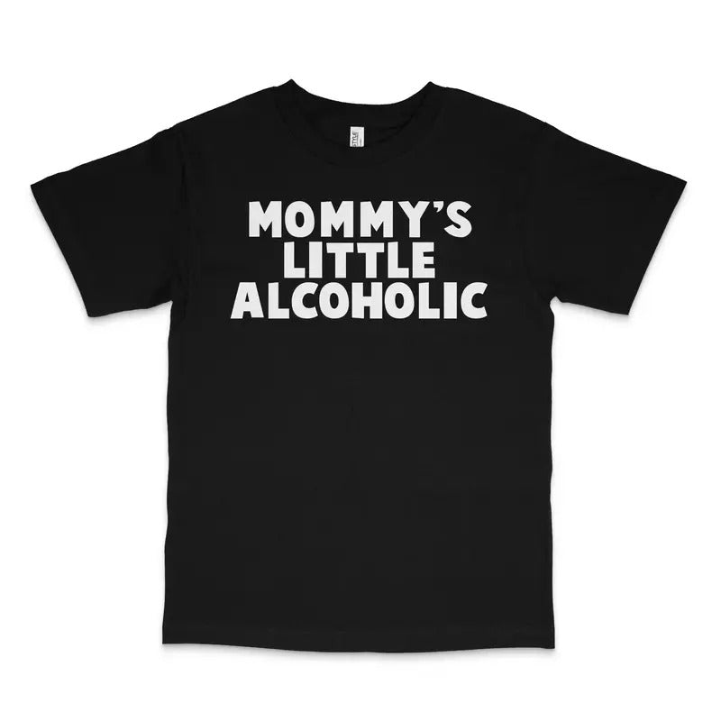 Mommy's Little Alcoholic Custom Printed T-Shirt Hoodie, Sweatshirt | DripVista.com