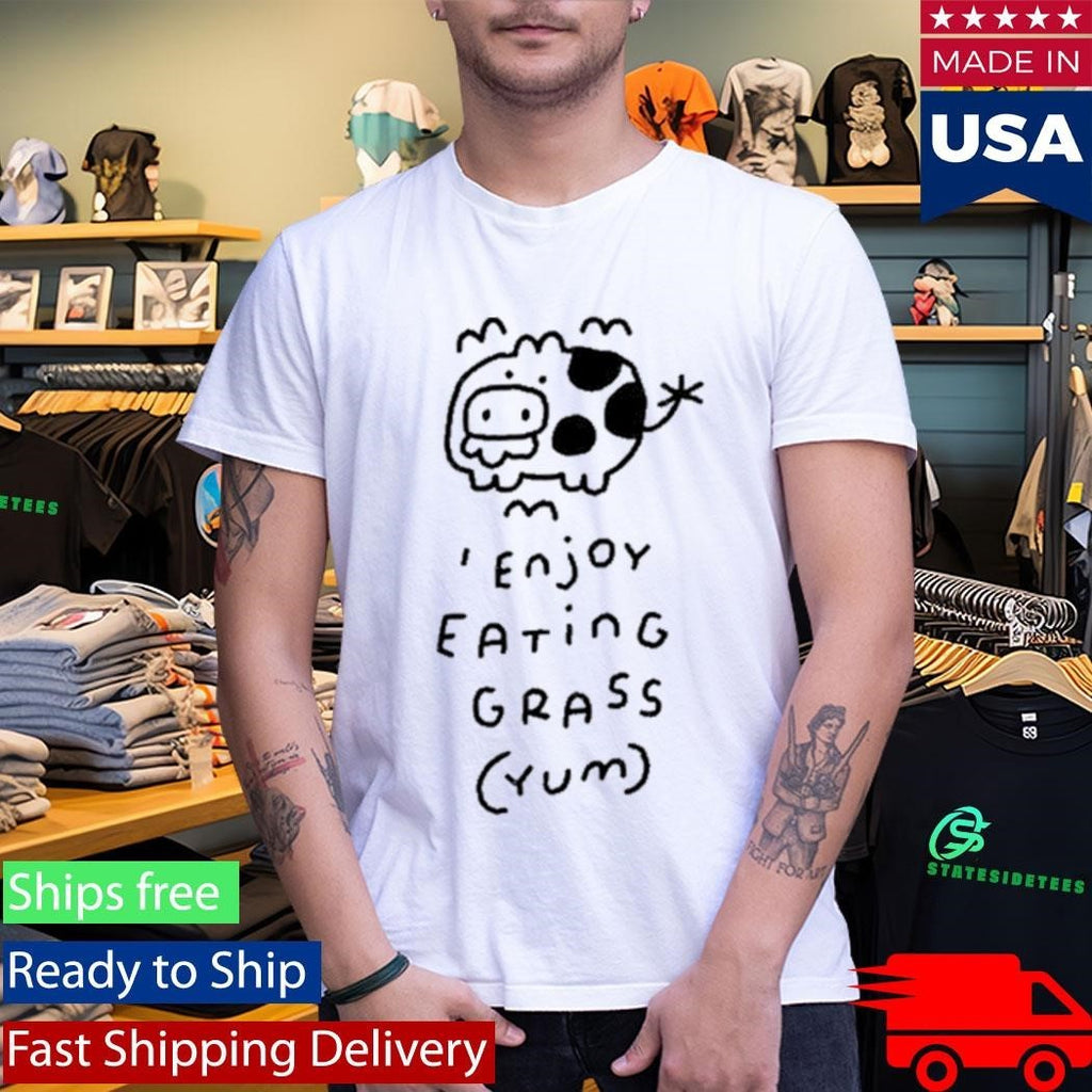 Momodraws Enjoy Eating Grass Yum Shirt