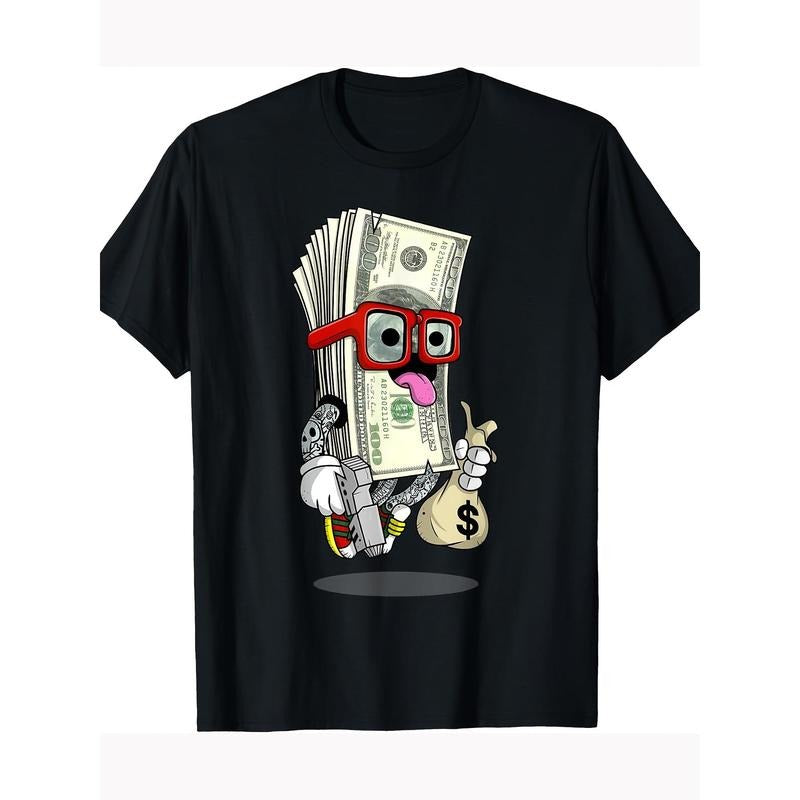 Money Hip Hop Graphic Urban Graffiti Art 220g 100% Cotton T-Shirt made in usa Hoodie, Sweatshirt | DripVista.com