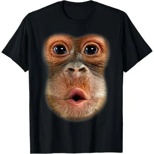 Monkey Stomach Funny Meme Cool Trending Viral Video T-Shirt T-Shirt Made in USA