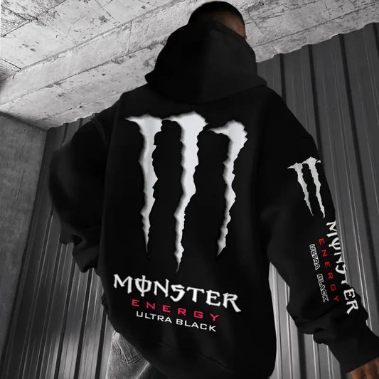 Monster Energy Ultra Black Hoodie, Unisex, Menswear, Street Racing men Shirt, Car Hoodie, Motocross Gift graphic hoodies