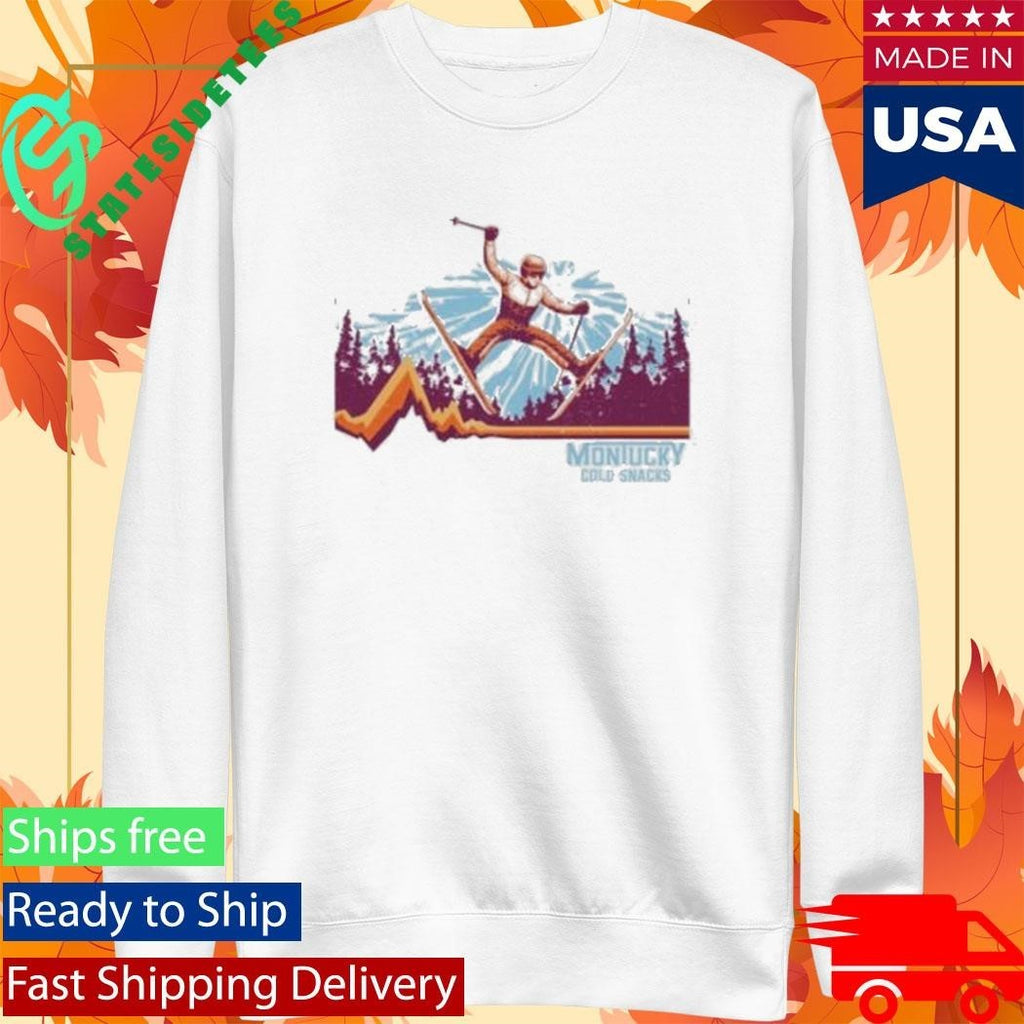Montucky Cold Snacks Spread Eagle Ski Shirt