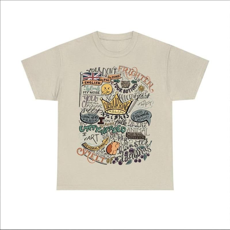 Monty Python and the Holy Grail 1 Sides Shirt, Monty Python Ministry of Silly Walks Shirt, Funny Movies Sweatshirt, 80s And 90s Shirt Cotton Menswear