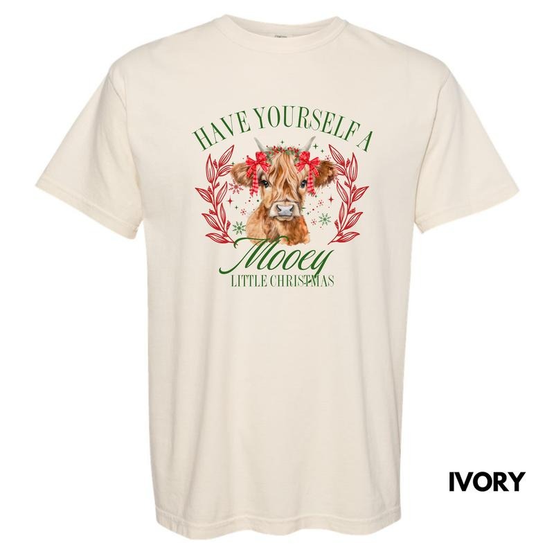 Mooey Little Christmas Comfort Colors T-Shirt 'NLB' Hoodie, Sweatshirt | DripVista.com