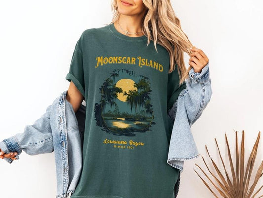 Moonscar Island Tshirt, Retro Cartoon Halloween Movie shirt, Zombie Island Sweatshirt, Halloween Gift, 90s Nostalgia, Retro Halloween sweater