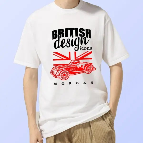 Morgan British Classic Sports Car T-Shirt Graphic Shirt Unisex Cotton Cotton Tee Gift For Father's Day Hoodie, Sweatshirt