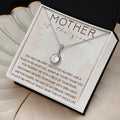 Mother Of The Groom Necklace Gift, Wedding Gift For Mom, Gift From Groom To Mother, Necklace With Message Card, Gift For Mother Of The Groom, Jewelry Gift Boxes, Necklace With Gift Box, Gifts For Birthday