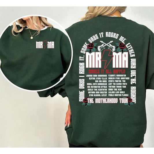 Motherhood Shirt, Some Days I Rock It Sweatshirt, Mama lighting bold  Shirt, Mama Funny Tour  Shirt, Mother's Day Funny  Shirt, Mama Skeleton  Shirt