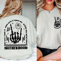 Motherhood Some Day I Rock It Sweatshirt & Hoodie Double Printed Motherhood Rock Skeleton Sweatshirt Motherhood Crewneck Mama Hoodiestyle{n002}3