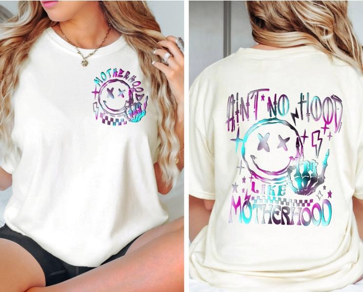 Motherhood T-Shirt - Aint No Hood like Motherhood - Women's Top Hoodie, Sweatshirt | DripVista.com
