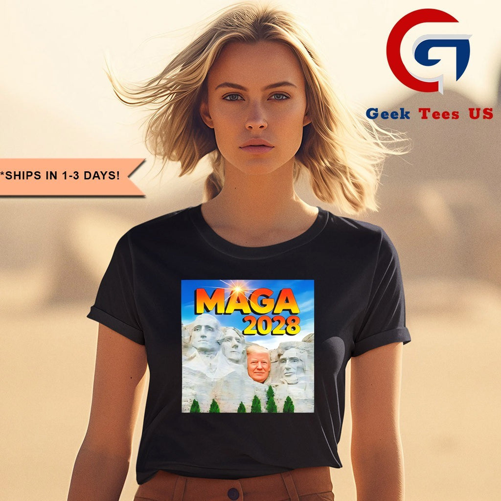 Mount Rushmore Trump MAGA 2028 shirt