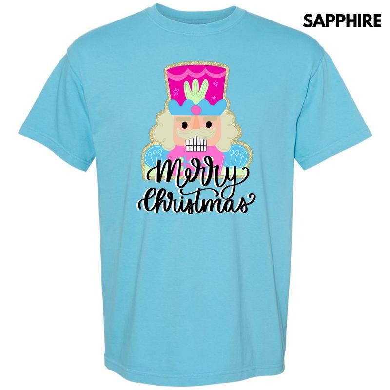 Mr. Nutcracker Merry Christmas Comfort Colors T-Shirt 'NLB' Hoodie, Sweatshirt | DripVista.com