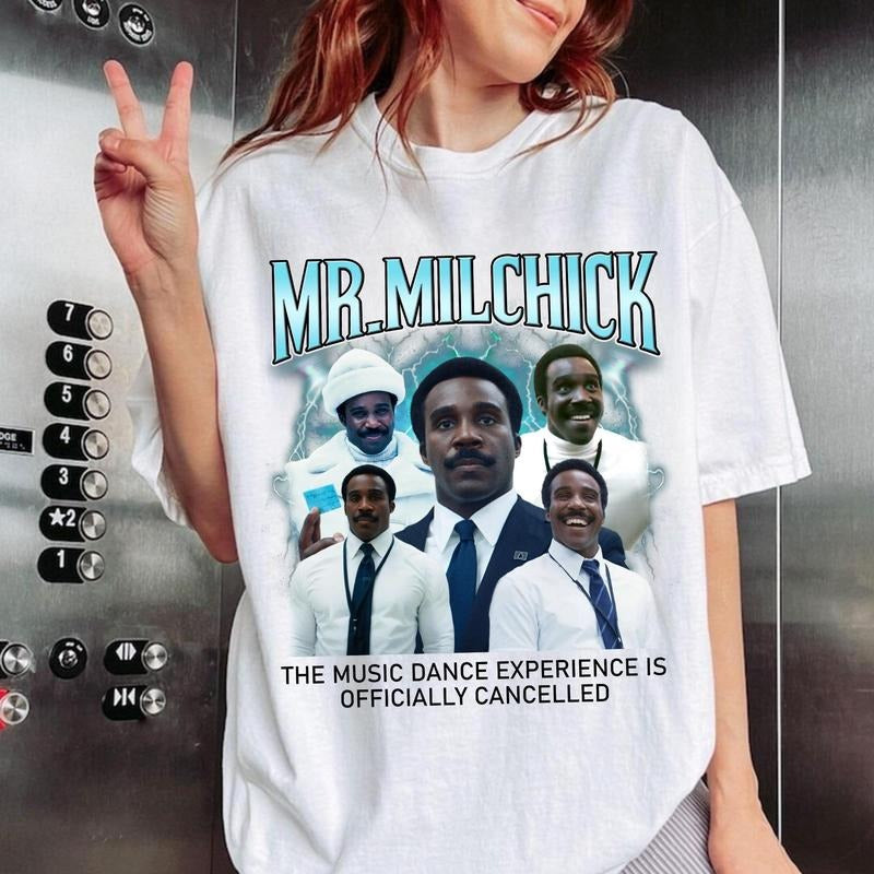 Mr. Milchick Severance  T-Shirt, Severance Graphic Tee, Vintage Bootleg Tee, Thriller TV Shows, Lumon, Macrodata Refinement Tee Casual Comfort