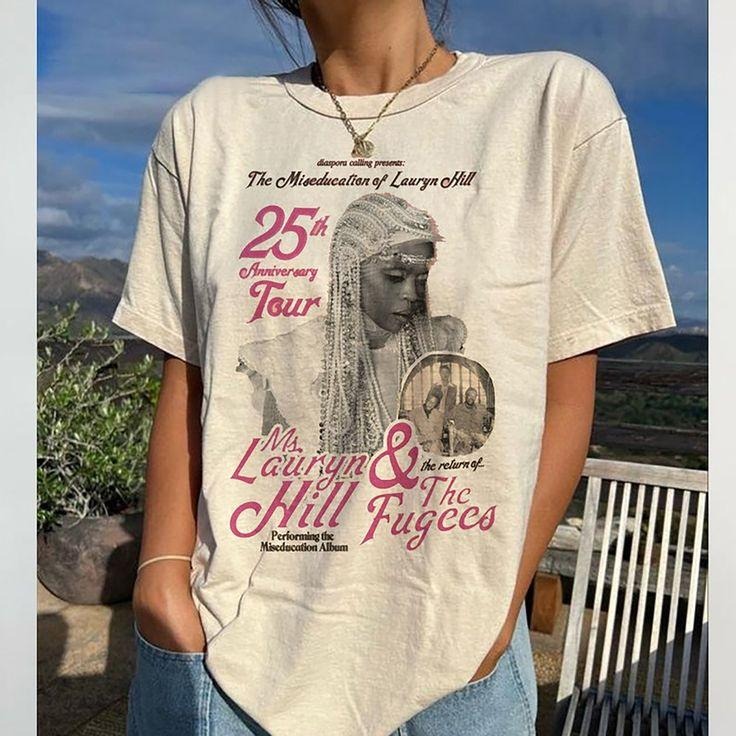 Ms Lauryn Hill Tour T-Shirt, The Miseducation Of Lauryn Hill Gift Hoodie, Sweatshirt | DripVista.com