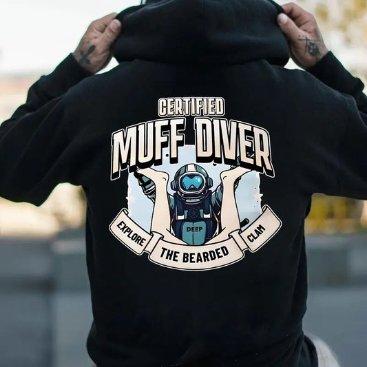 Muff Diver Explore the bearded clam T-shirt Sweatshirt Hoodie, Streetwear trending unisex shirt