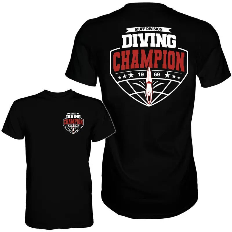 Muff Diving Champion Unisex Cotton Tee - 100% Cotton Hoodie, Sweatshirt | DripVista.com