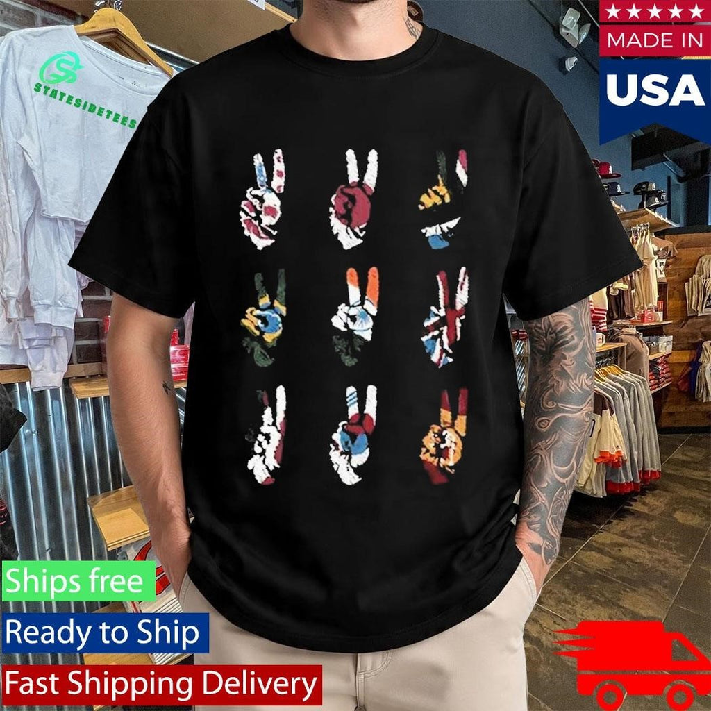 Multi Peace Hand Shirt