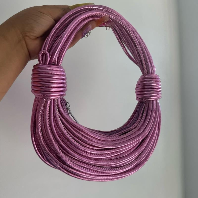 Multi Rope Chrome Pink Unisex Zippered Handbag T-Shirts, Hoodie, Sweatshirt | DripVista.com
