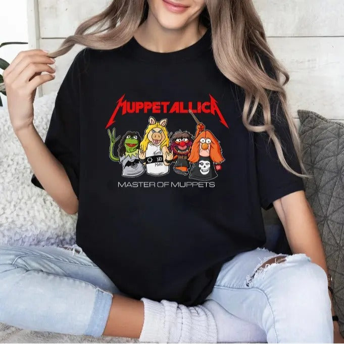 Muppet Allica Shirt, Muppet Music Tee Shirt, Muppets Sweatshirt, Master Of Muppets Shirt, Gift For Fan Hoodie | DripVista.com