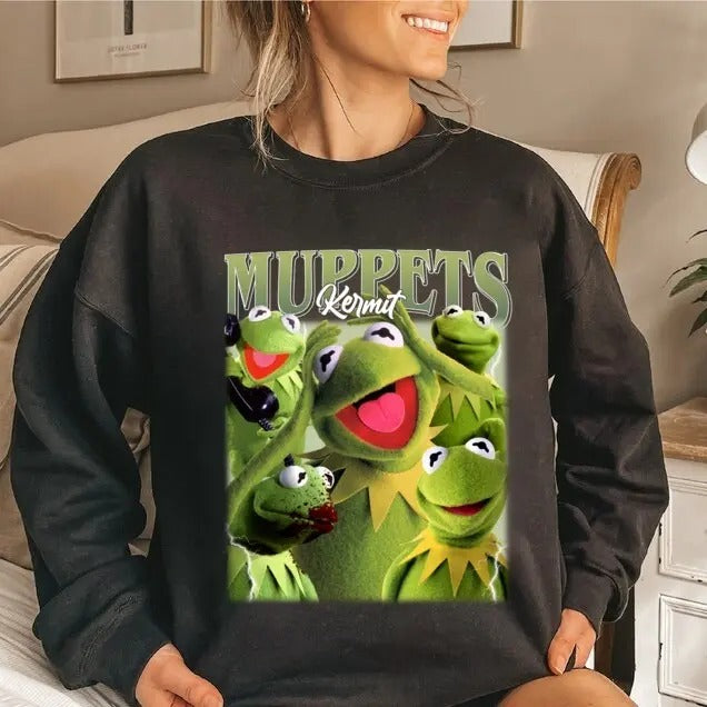 Muppets Kermit Shirt, Muppets Show Sweatshirt, Funny Muppets Tee Shirt, Kermit Shirt, Muppets Merch Hoodie | DripVista.com