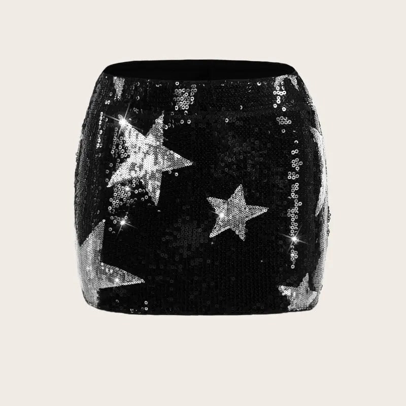 Music Festival Rave Star Pattern Sequin Bodycon SkirtY2K T-Shirts, Hoodie, Sweatshirt | DripVista.com